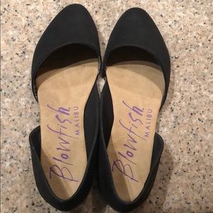 Blowfish Black Flats Size 9